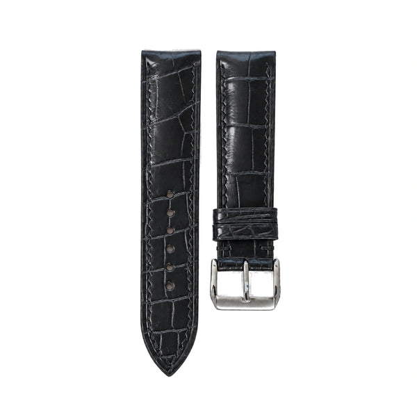 Black Alligator Watch Strap by Justvero