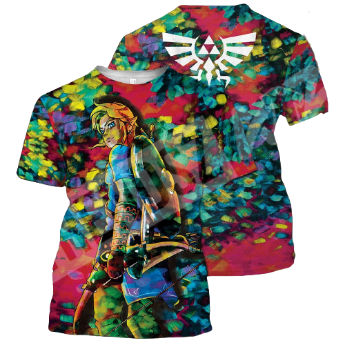 Legend Of Zelda T-shirt Botw Link Hyrule's Symbol T-shirt Legend Of Zelda Hoodie Legend Of Zelda