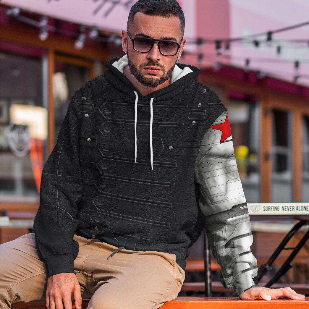  Mrvl Bucky Barnes Winter Soldier Custom Tshirt Hoodie Apparel