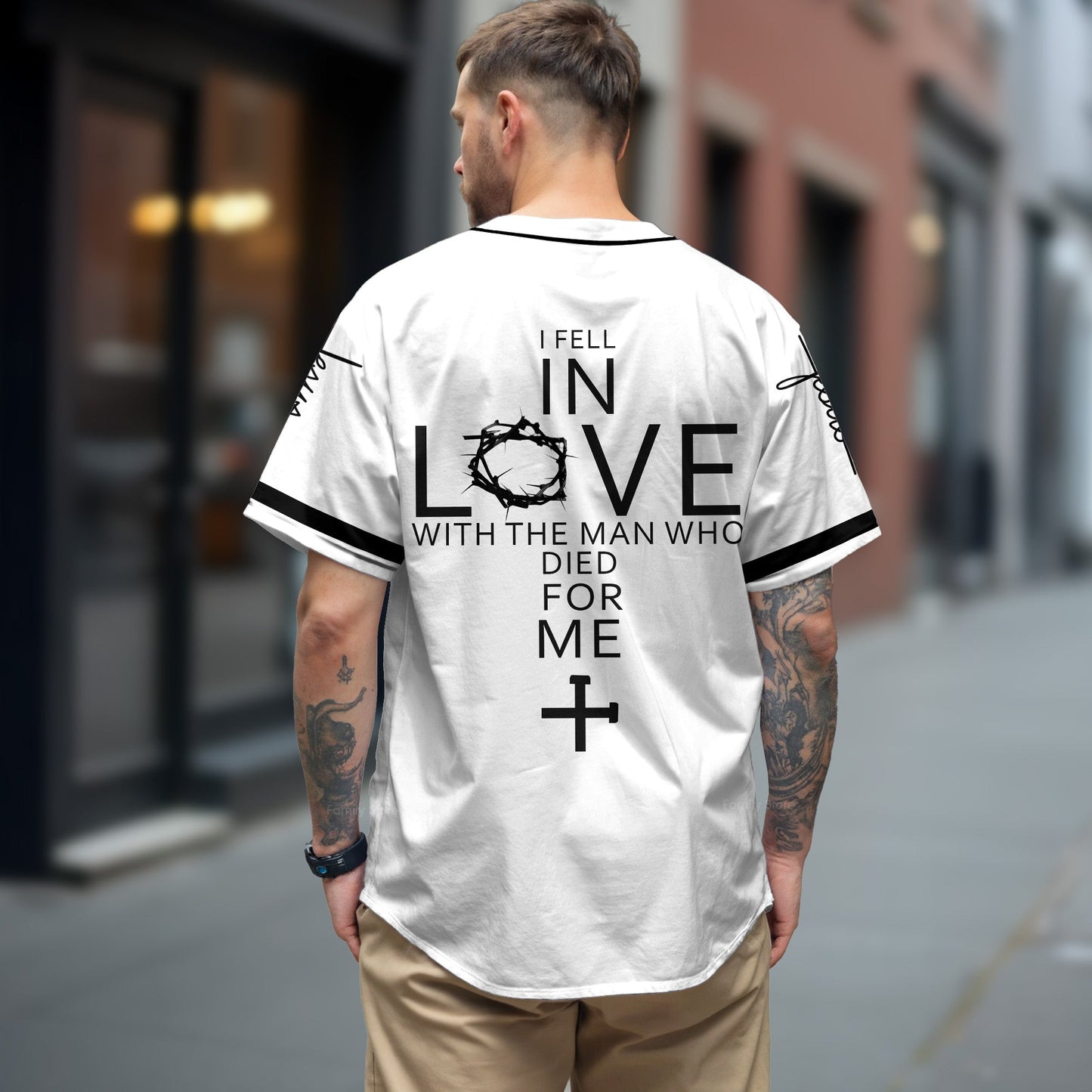 Jesus I feel in love Baseball Tee Jersey Shirt Printed 3D