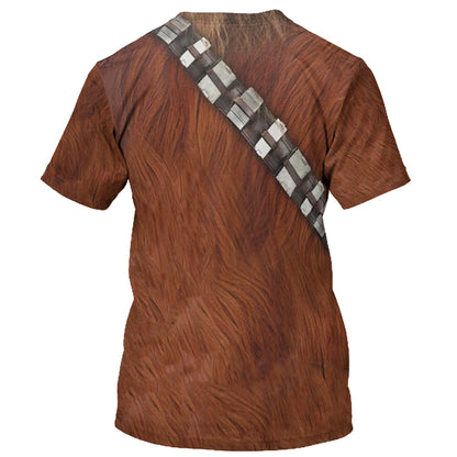 Chewbacca Stwa Costume - 3D Tshirt