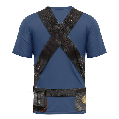 Union Infantry Uniform in Civil War T-Shirts For Men
