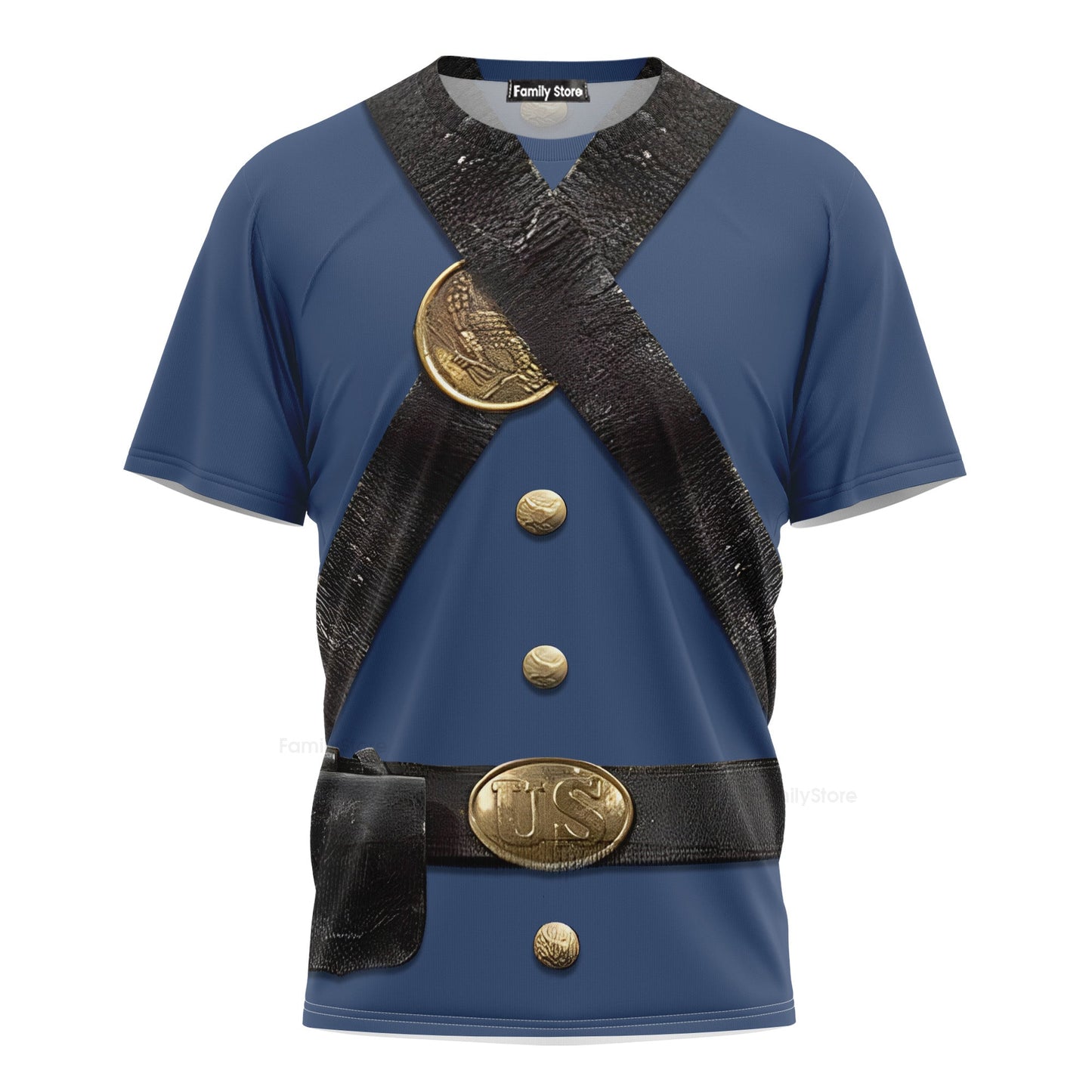Union Infantry Uniform in Civil War T-Shirts For Men