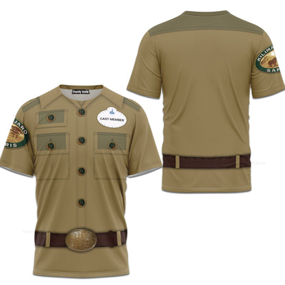 Kilimanjaro Safaris Disney Cast Member Cosplay Costume T-Shirt