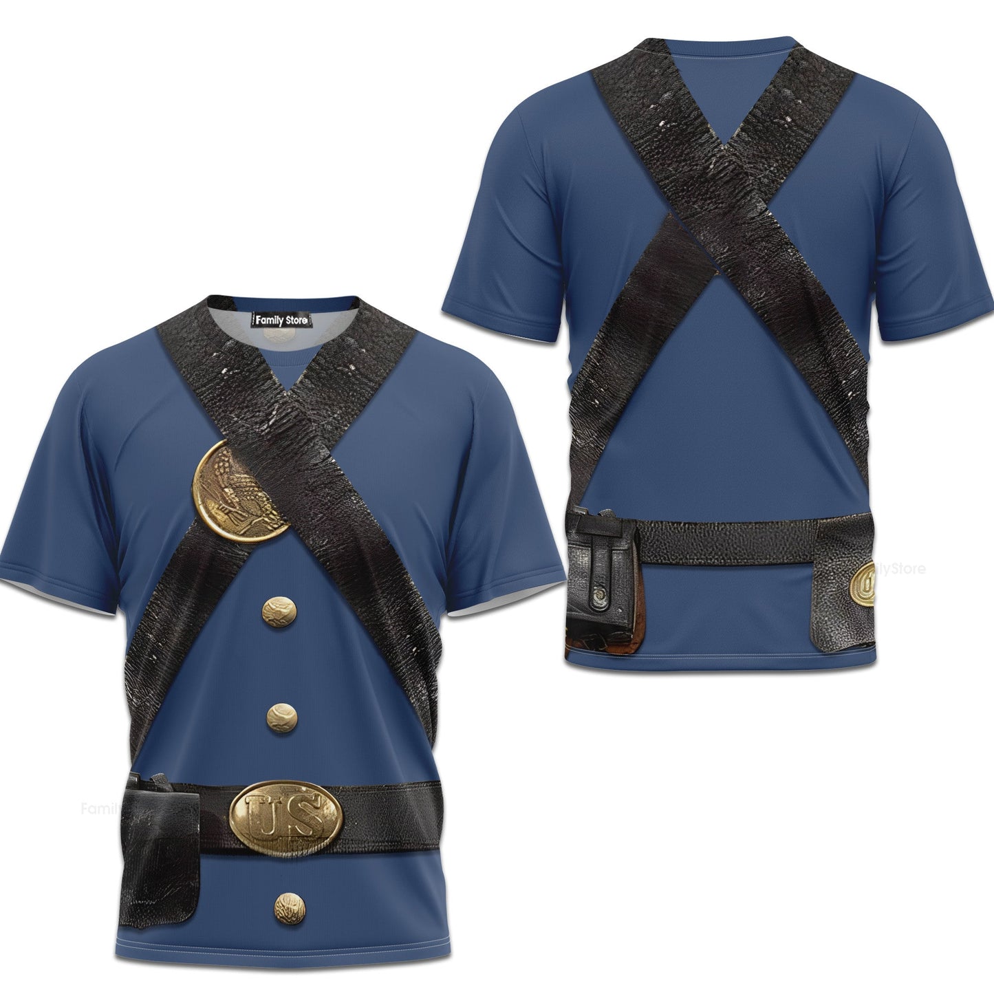 Union Infantry Uniform in Civil War T-Shirts For Men