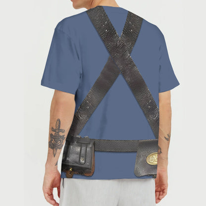 Union Infantry Uniform in Civil War T-Shirts For Men