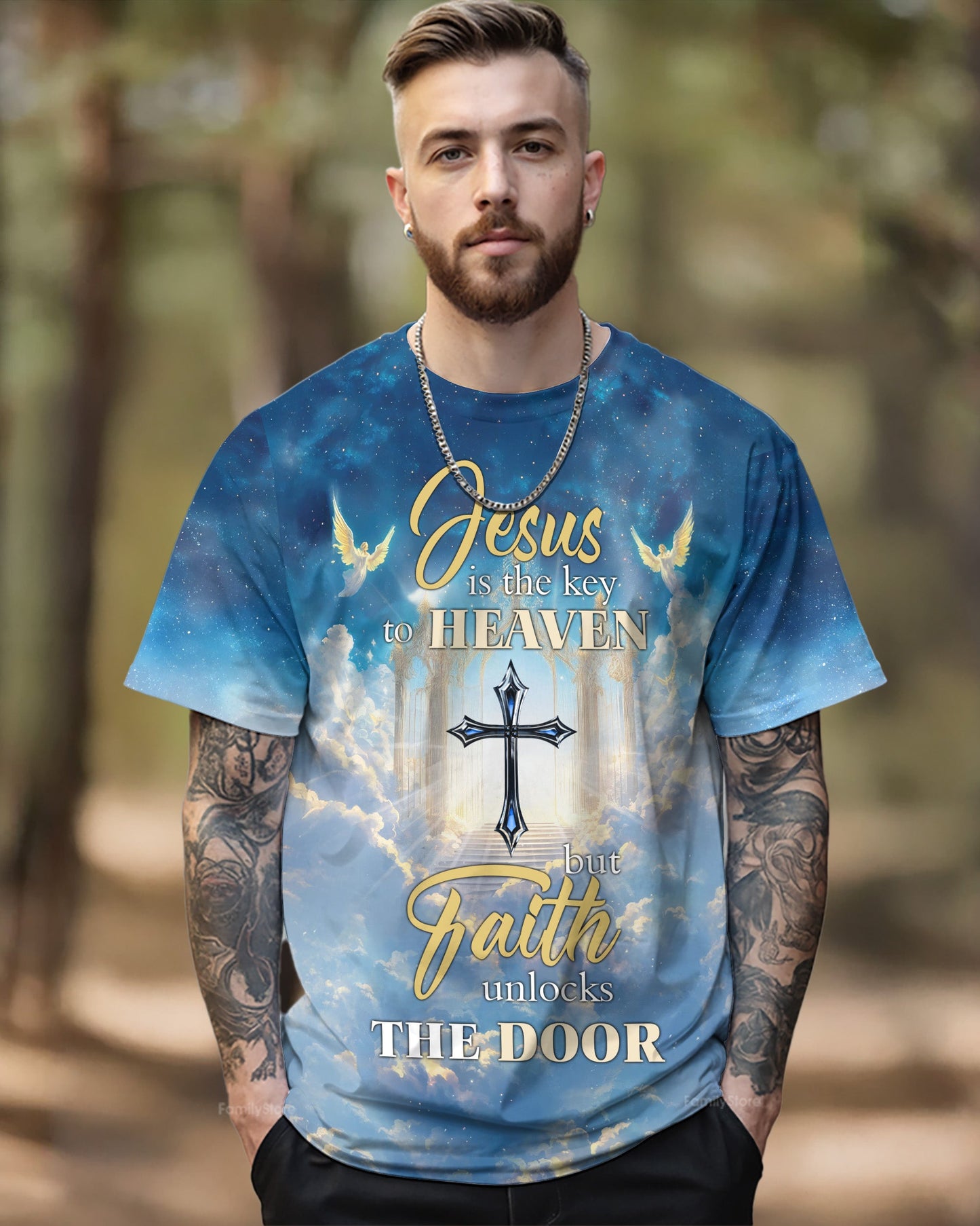 Jesus is the Key to Heaven 3D TShirt