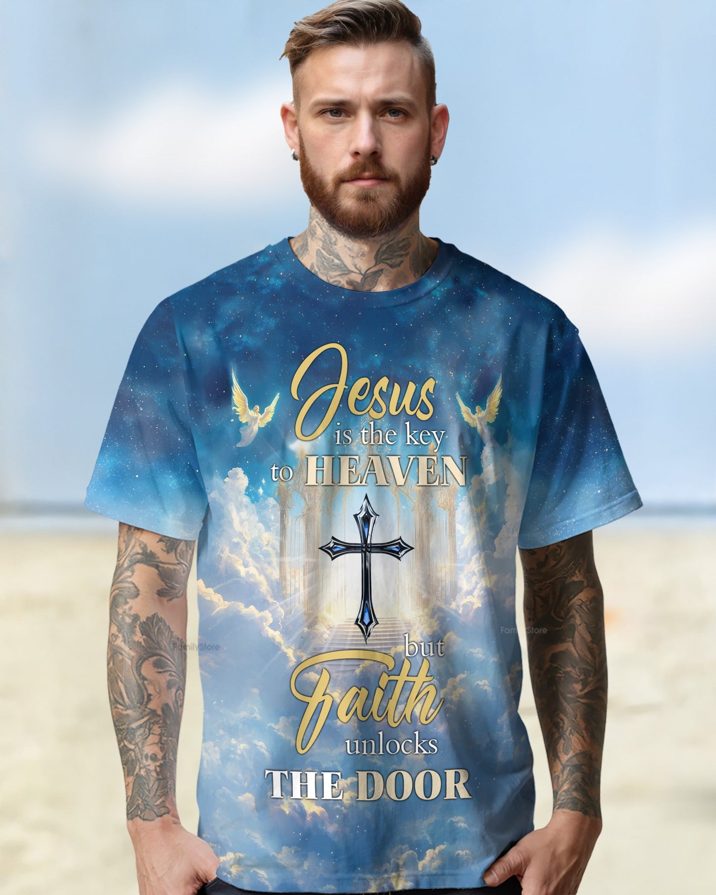 Jesus is the Key to Heaven 3D TShirt