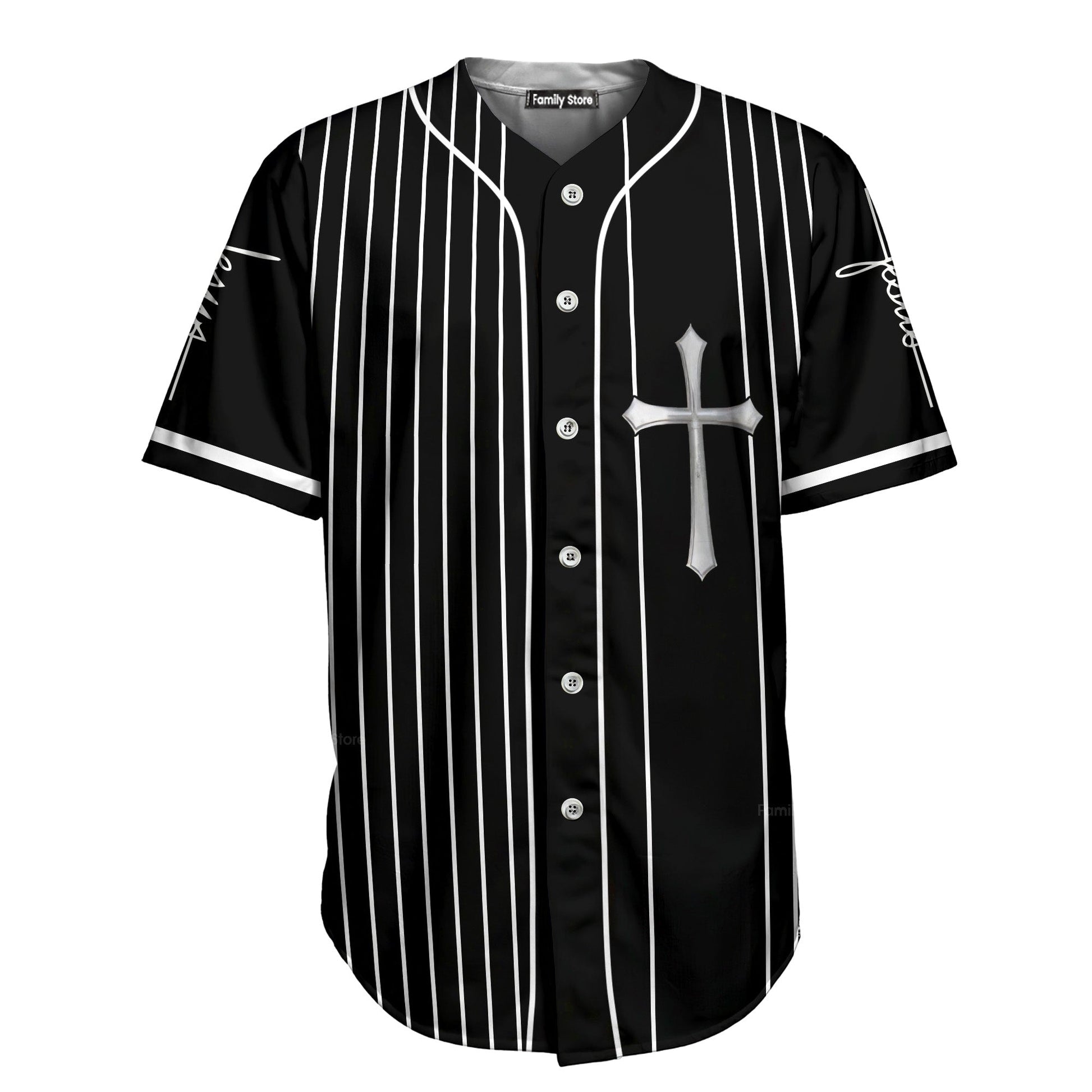 The Savior Jesus Face - Baseball Tee