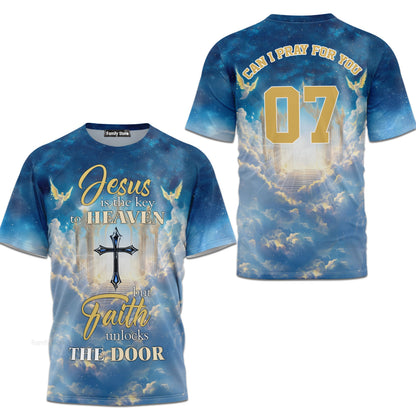 Jesus is the Key to Heaven 3D TShirt