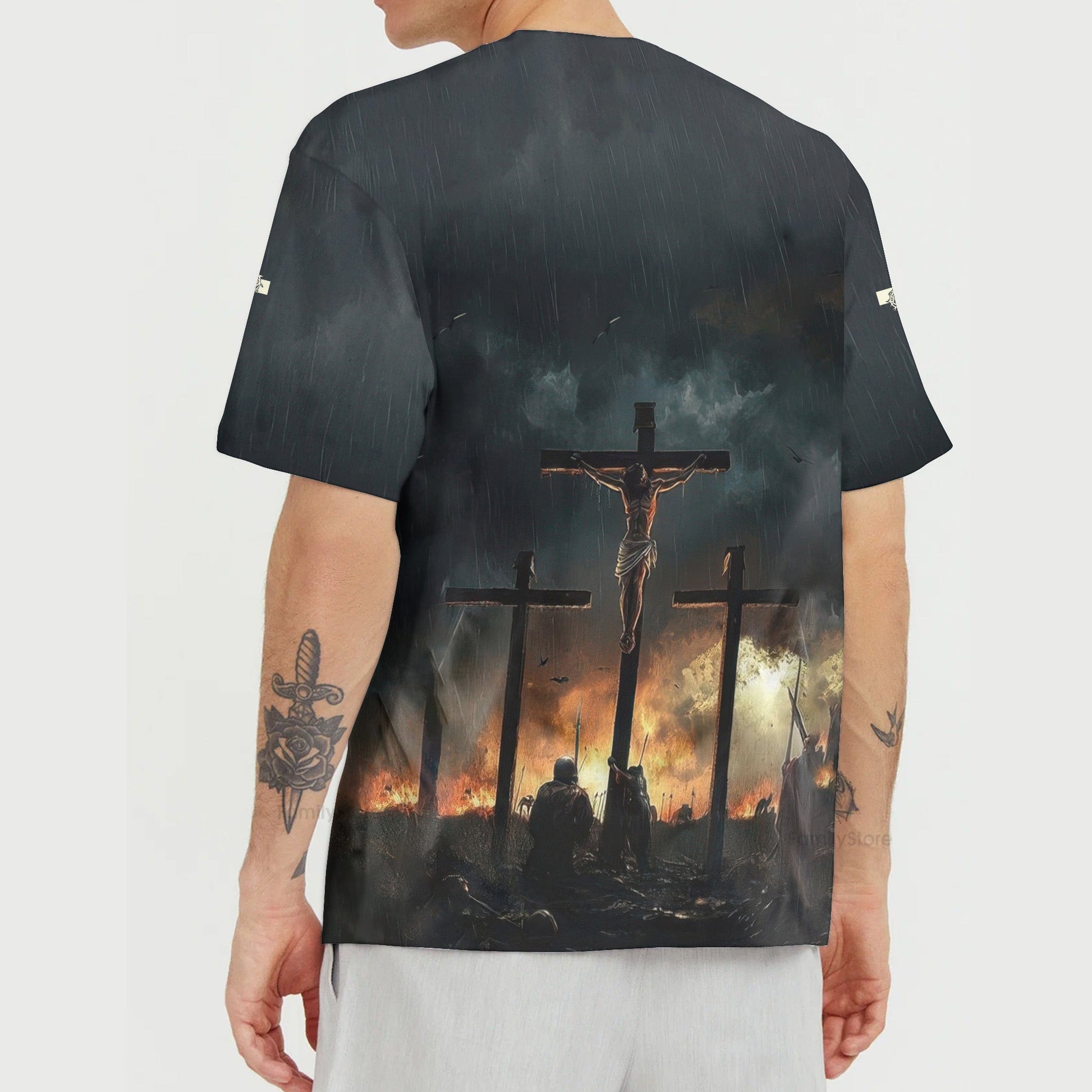 Man Of God Cross 3D TShirt