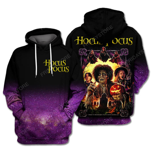  DN Hoodie Hocus Pocus Hoodie Hocus Pocus Galaxy Purple Black Hoodie