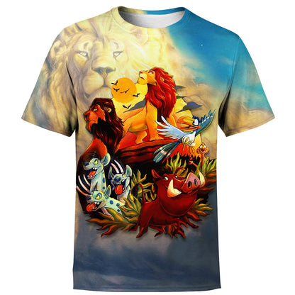 LK T-shirt 3D Print Lion King Main Cast Hoodie Amazing DN Hoodie Sweater Tank
