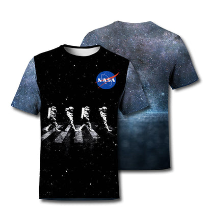  NASA T-shirt 3D Print Walking Astronauts In Space T-shirt Amazing NASA Hoodie Sweater Tank 