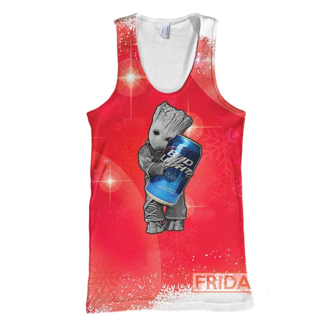  MV T-shirt Groot Hug Bud Light T-shirt Cute High Quality MV Groot Hoodie Sweater Tank 2024