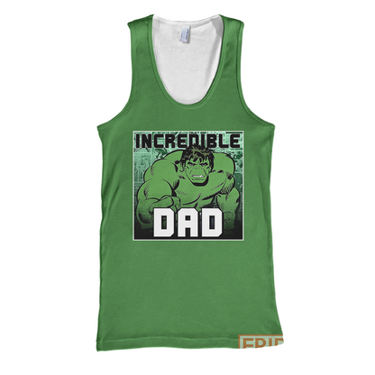  MV Hulk Hoodie TH Shirt - Incredible Dad T-shirt High Quality MV Hulk Shirt Sweater Tank 