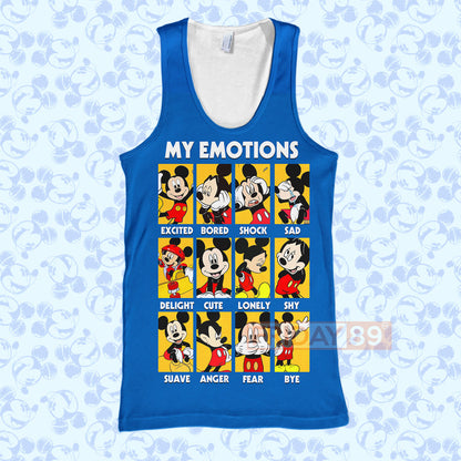  DN MK Mouse T-shirt MK Mouse My Emotions Don't Feel Like Being An  T-shirt Amazing DN Hoodie Sweater Tank