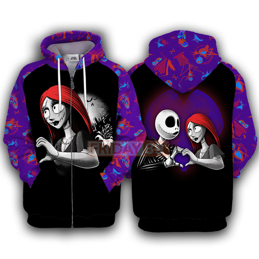 TNBC T-shirt Sally - Nightmare Matching Couple T-shirt DN Hoodie Shirt