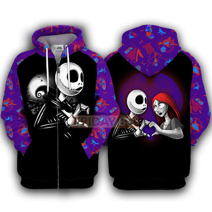 TNBC T-shirt Jack Nightmare Matching Couple T-shirt DN Hoodie Shirt