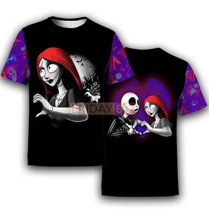 TNBC T-shirt Sally - Nightmare Matching Couple T-shirt DN Hoodie Shirt