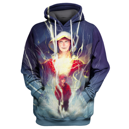  Shazam DC Hoodie Shazam DC 3D Print Shirt Awesome Shazam DC Shirt Sweater Tank