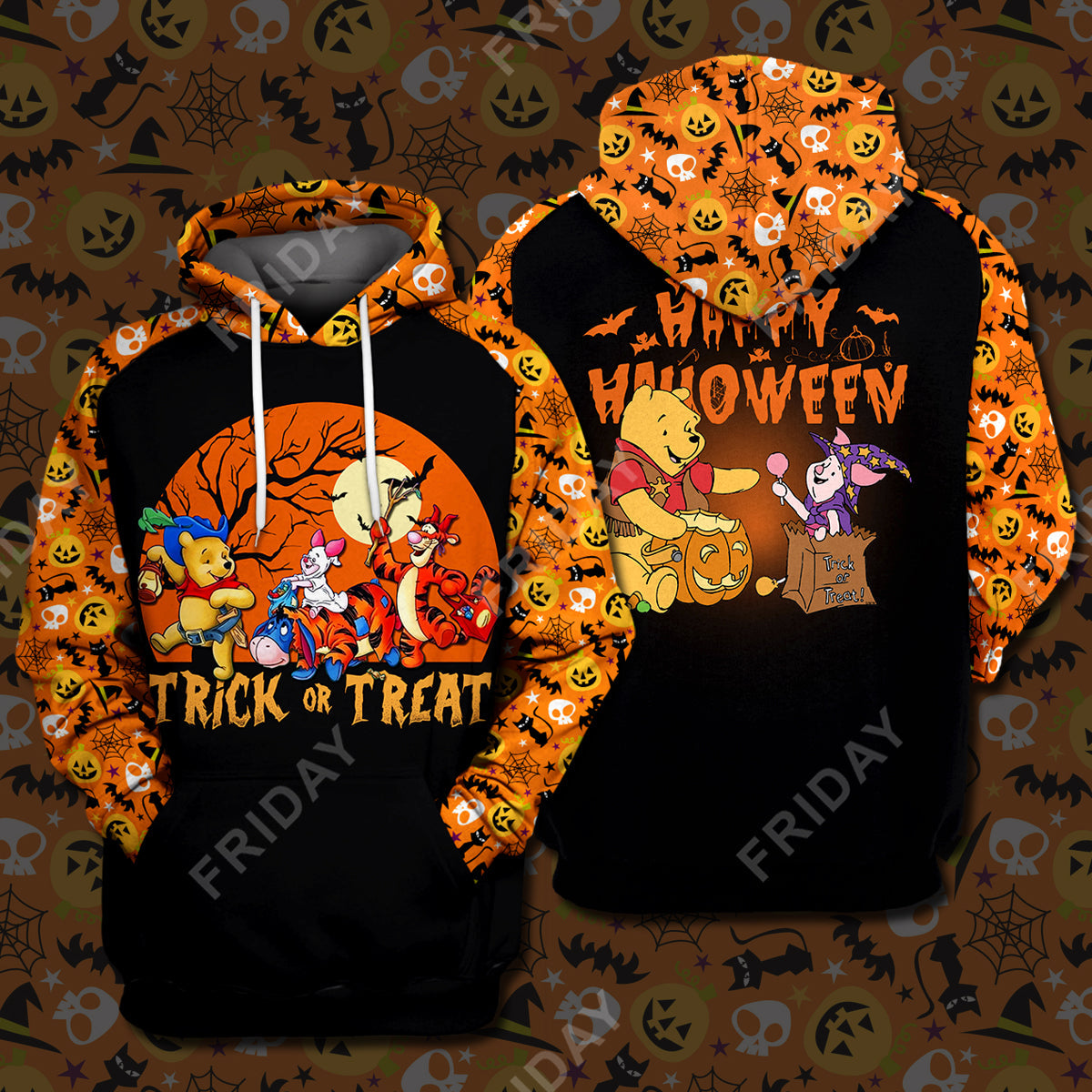  DN T-shirt WTP Or Treat Happy Halloween T-shirt Cute High Quality DN WTP Hoodie Sweater Tank