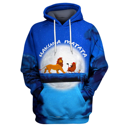 LK T-shirt It Means No Worries - Hakuna Matata Shirt Amazing DN Hoodie Sweater Tank