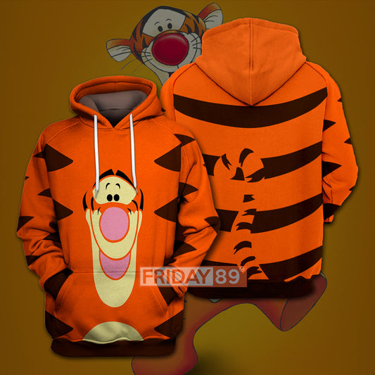 WTP T-shirt Tigger Winnie-the-pooh 3D Print T-shirt Cute High Quality DN Hoodie Sweater Tank