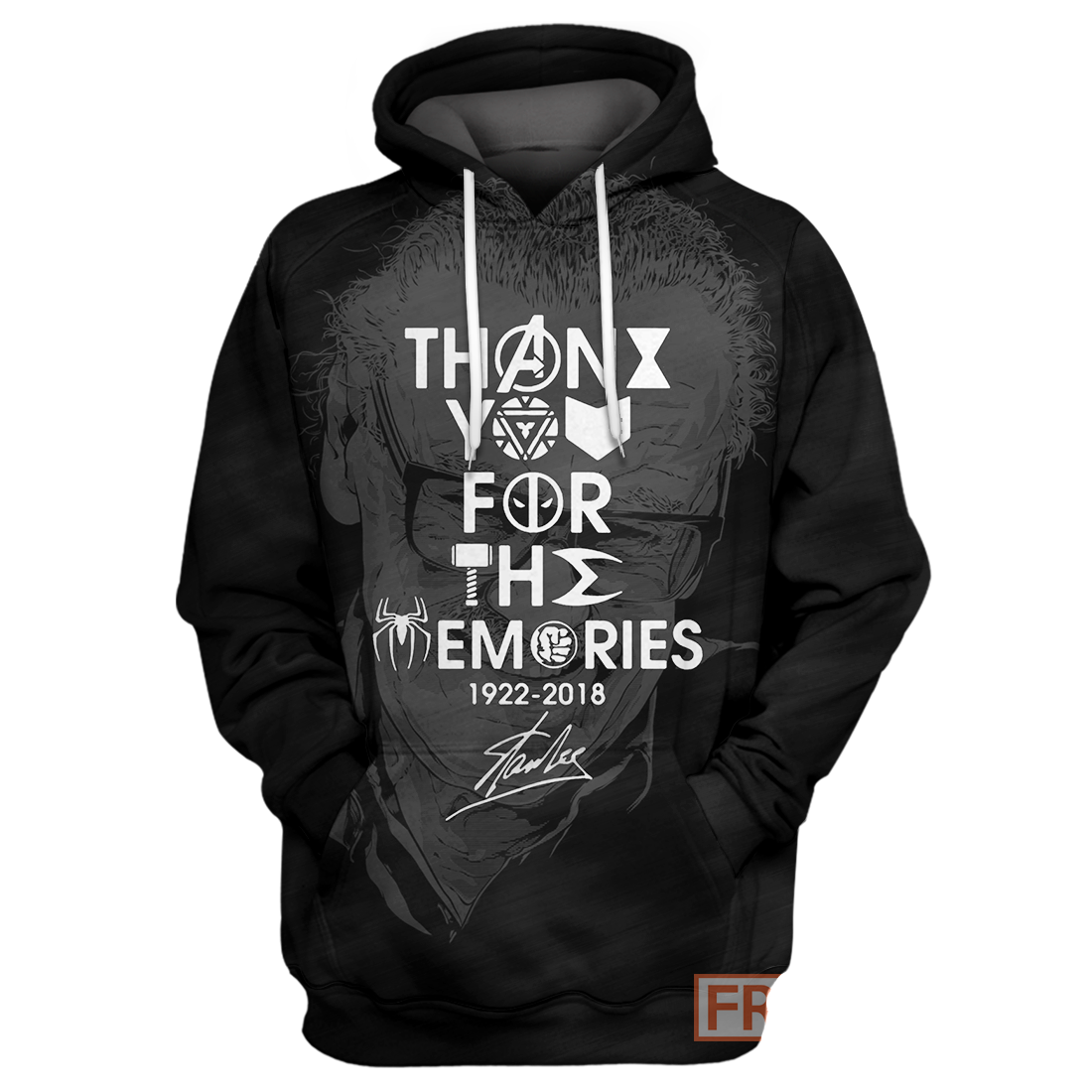  MV Stan Lee Hoodie SL Shirt - Thank You For The Memories T-shirt MV Stan Lee Shirt Sweatshirt Tank 