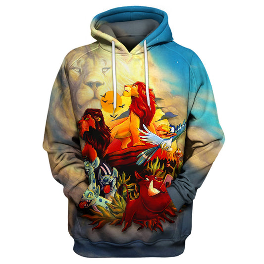 LK T-shirt 3D Print Lion King Main Cast Hoodie Amazing DN Hoodie Sweater Tank
