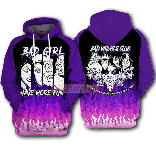 DN Villain T-shirt Bad Girl Have More Fun T-shirt Cool DN Villain Hoodie Sweater Tank
