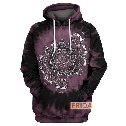  SW T-shirt Stormtrooper Circle Tie dye T-shirt Cool High Quality SW Hoodie Sweater Tank 