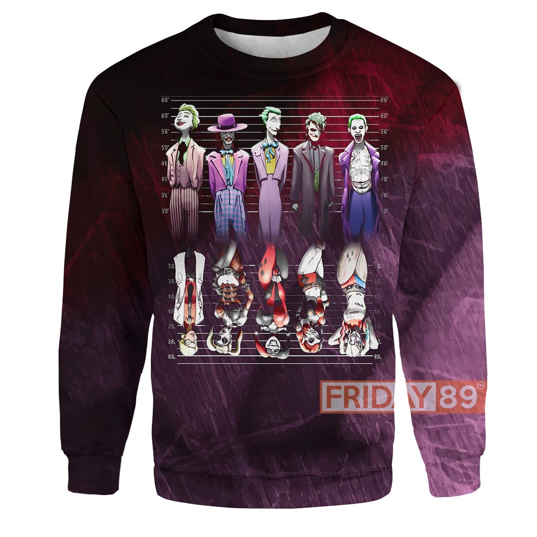  DC Hoodie Joker and Harley Quinn Shirt Amazing High Quality DC Shirt Sweater Tank