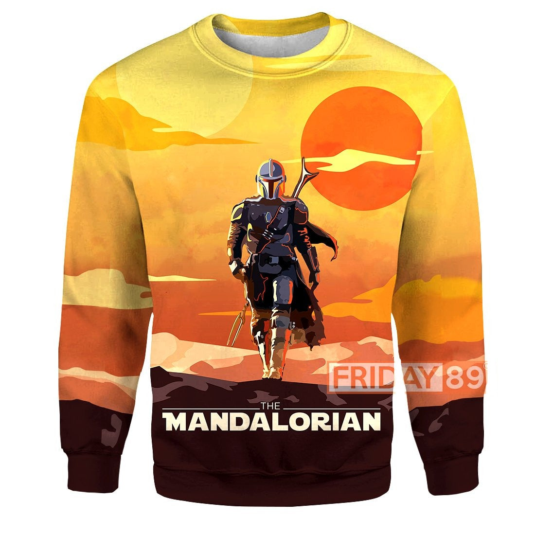  SW T-shirt The Mandalorian Walking In The Sun 3D Print T-shirt SW Hoodie Sweater Tank 2023