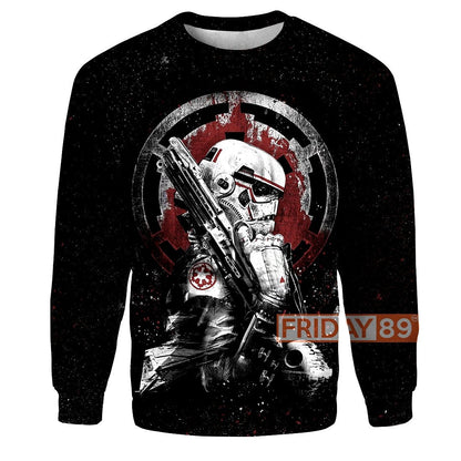  SW T-shirt SW Stormtrooper All Over Print T-shirt High Quality SW Hoodie Sweater Tank 2023