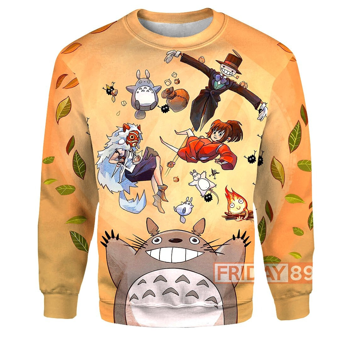  S.Ghibli Totoro Hoodie S.Ghibli Characters Totoro Chihiro Mononoke T-shirt Amazing S.Ghibli Shirt Sweater Tank 