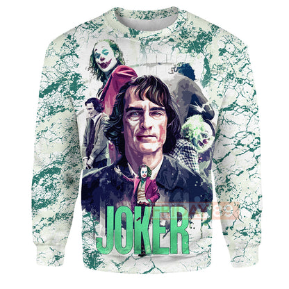  DC Joker Shirt Phoenix's Joker 3D Print Shirt Awesome DC Joker Hoodie Sweater Tank