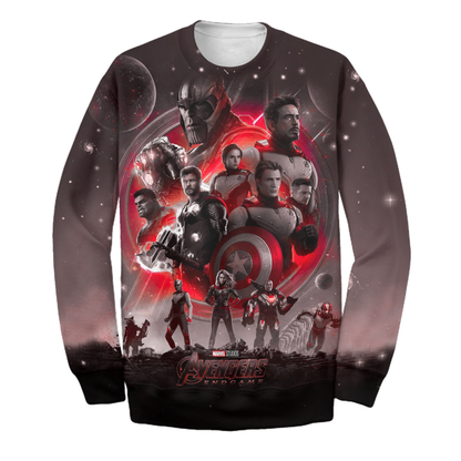  MV T-shirt Avengers End Game Limited Edition T-shirt MV Hoodie Sweater Tank 2024