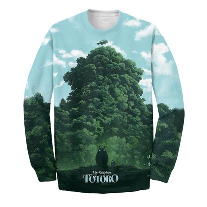  My Neighbor Totoro Hoodie My Neighbor Totoro 3D Print T-shirt My Neighbor Totoro Shirt Sweater Tank 