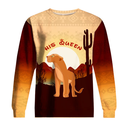 LK T-shirt His Queen Nala Hakuna Matata T-shirt DN Couple Hoodie Sweater Tank