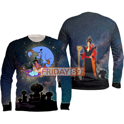 Aladdin T-shirt Aladdin 3D Print T-shirt High Quality DN  Hoodie Sweater Tank