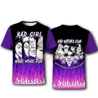 DN Villain T-shirt Bad Girl Have More Fun T-shirt Cool DN Villain Hoodie Sweater Tank