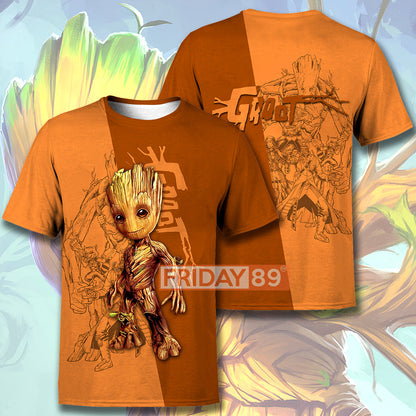  MV Hoodie GR Adorable Baby Guardians T-shirt Amazing High Quality MV Groot Shirt Sweater Tank 2025
