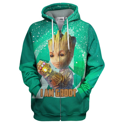  MV Hoodie I Am Groot 3D Print T-shirt Awesome MV Shirt Sweater Tank 2023