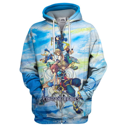  Kingdom Hearts Hoodie New Kingdom Hearts T-shirt Kingdom Hearts Hoodie Sweater Tank 