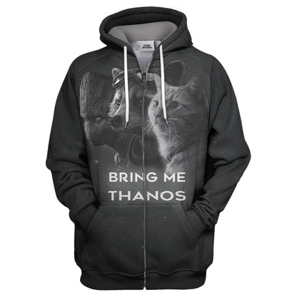  MV T-shirt Goose Rocket Groot Bring MeThanos 3D Print T-shirt Amazing MV Hoodie Sweater Tank 2023