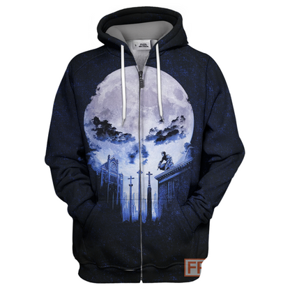  Punisher MV T-shirt Punisher Blue Moon 3D Print T-shirt MV Punisher Hoodie Sweater Tank 2023