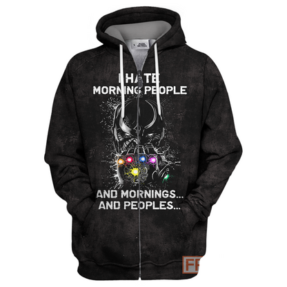  MV Hoodie TN Shirt - I Hate Morning People T-shirt MV Shirt Sweatshirt Tank 2023