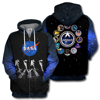  NASA T-shirt Apollo 11 Walking Astronauts T-shirt Amazing NASA Hoodie Sweater Tank 2026