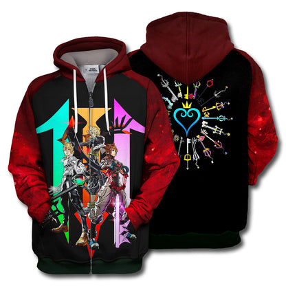  Kingdom Hearts T-shirt 3D Print Kingdom Hearts T-shirt Kingdom Hearts Hoodie Sweater Tank 2025